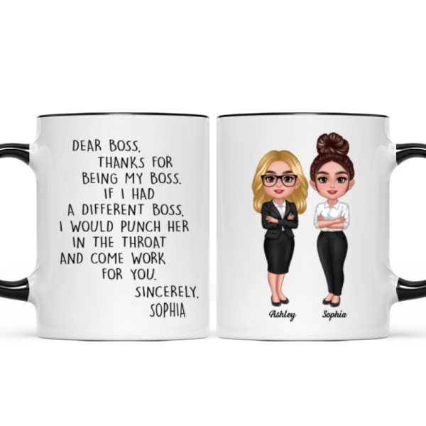 Dear Boss Personalized Mug, Funny Christmas Gift For Boss Dear Boss Personalized Mug, Funny Christmas Gift For Boss