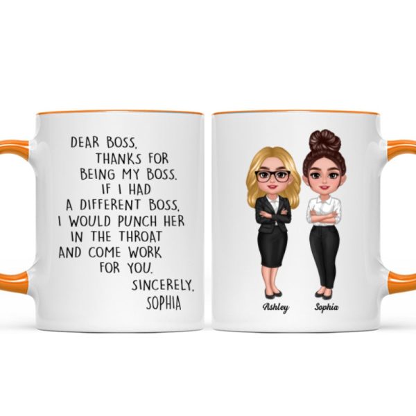 Dear Boss Personalized Mug, Funny Christmas Gift For Boss Dear Boss Personalized Mug, Funny Christmas Gift For Boss
