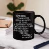 Dear Boss Thanks For Being My Boss - Personalized Mug Dear Boss Thanks For Being My Boss - Personalized Mug