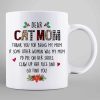 Dear Cat Mom Beautiful Woman Christmas Personalized Mug Dear Cat Mom Beautiful Woman Christmas Personalized Mug