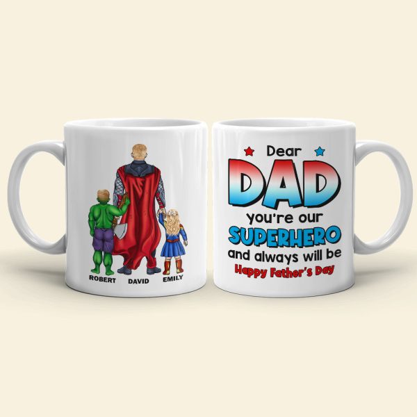 Dear Dad 01ACDT270523TM Personalized Mug, Gift For Dad