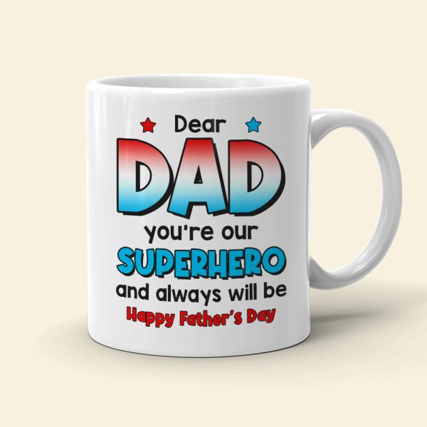 Dear Dad 01ACDT270523TM Personalized Mug, Gift For Dad