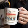 Dear Dad, Forget Father's Day, We Woof You Every Day, Dogs - Personalized Custom Coffee Mug - DAD205_MG Dear Dad, Forget Father's Day, We Woof You Every Day, Dogs - Personalized Custom Coffee Mug - DAD205_MG