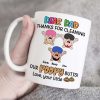 Dear Dad Thanks For Cleaning Personalized Coffee Mug Dear Dad Thanks For Cleaning Personalized Coffee Mug