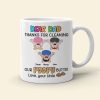 Dear Dad Thanks For Cleaning Personalized Coffee Mug Dear Dad Thanks For Cleaning Personalized Coffee Mug
