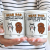 Dear Dad Thanks For Picking Up My Poop Funny Cartoon Dog - Personalized Mug Dear Dad Thanks For Picking Up My Poop Funny Cartoon Dog - Personalized Mug