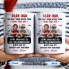 Dear Dad, The Only Thing Better Than Being Your Son, Cartoon Characters and City Skyline - Personalized Custom Coffee Mug - DAD106_MG Dear Dad, The Only Thing Better Than Being Your Son, Cartoon Characters and City Skyline - Personalized Custom Coffee Mug - DAD106_MG
