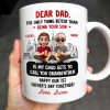 Dear Dad, The Only Thing Better Than Being Your Son, Cartoon Characters and City Skyline - Personalized Custom Coffee Mug - DAD106_MG Dear Dad, The Only Thing Better Than Being Your Son, Cartoon Characters and City Skyline - Personalized Custom Coffee Mug - DAD106_MG
