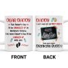 Dear Daddy, This Father's Day I'll Be Snuggled Up, Ultrasound Image, Beer, Heart - Personalized Custom Coffee Mug - DAD051_MG Dear Daddy, This Father's Day I'll Be Snuggled Up, Ultrasound Image, Beer, Heart - Personalized Custom Coffee Mug - DAD051_MG
