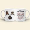 Dear Dog Daddy, Gift For Dog Lover, Personalized Mug, Dogs Mug, Father's Day Gift