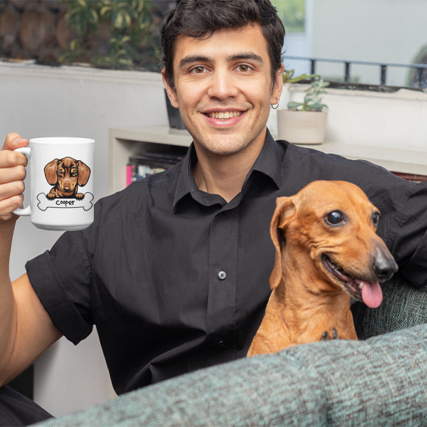 Dear Dog Daddy, Gift For Dog Lover, Personalized Mug, Dogs Mug, Father's Day Gift
