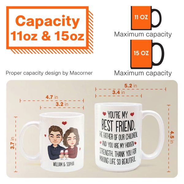 Dear Husband, Thank You From Wife - Personalized Mug Dear Husband, Thank You From Wife - Personalized Mug