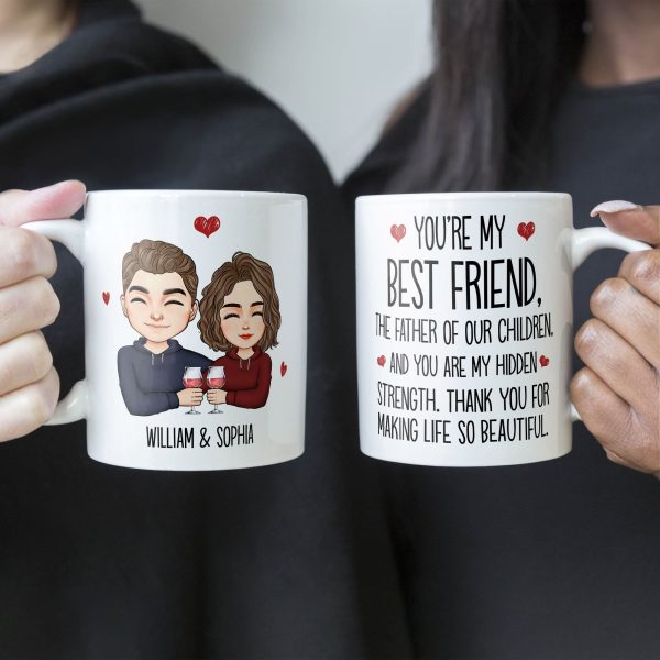 Dear Husband, Thank You From Wife - Personalized Mug Dear Husband, Thank You From Wife - Personalized Mug