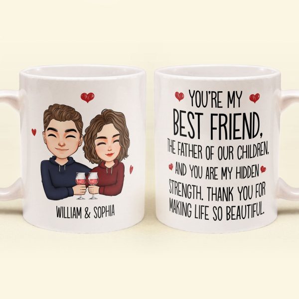 Dear Husband, Thank You From Wife - Personalized Mug Dear Husband, Thank You From Wife - Personalized Mug