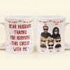 Dear Husband, Thanks For Running This Circus With Me - Personalized Mug Dear Husband, Thanks For Running This Circus With Me - Personalized Mug