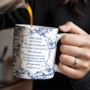 Dear Lucia, May The Lord Bless You And Keep You, Flowers And Religious Text - Personalized Custom Coffee Mug - FTH056_MG Dear Lucia, May The Lord Bless You And Keep You, Flowers And Religious Text - Personalized Custom Coffee Mug - FTH056_MG