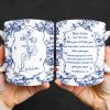 Dear Lucia, May The Lord Bless You And Keep You, Flowers And Religious Text - Personalized Custom Coffee Mug - FTH056_MG Dear Lucia, May The Lord Bless You And Keep You, Flowers And Religious Text - Personalized Custom Coffee Mug - FTH056_MG