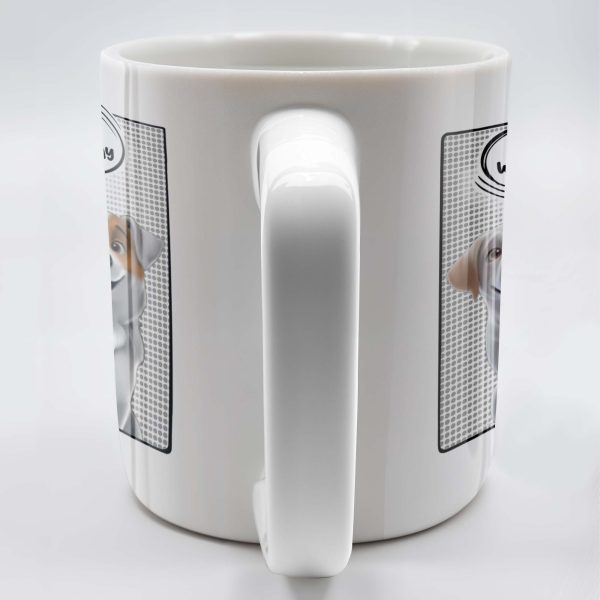 Dear Mom, Forget Mother's Day We Woof You Every Day, Dogs and Comic Speech Bubble - Personalized Custom Coffee Mug - DOG029_MG Dear Mom, Forget Mother's Day We Woof You Every Day, Dogs and Comic Speech Bubble - Personalized Custom Coffee Mug - DOG029_MG
