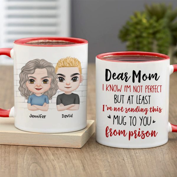 Dear Mom, Gift For Mom, Personalized Mug, Mom And Kid Mug, Mother's Day Gift Dear Mom, Gift For Mom, Personalized Mug, Mom And Kid Mug, Mother's Day Gift