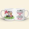Dear Mom, I Know I'm Not Your Favourite Kid, Gift For Mom, Personalized White Mug, Mother's Day Gift
