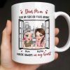 Dear Mom Side By Side Or Miles Apart Cityscape And Hearts Design - Personalized Custom Coffee Mug - MOM135_MG Dear Mom Side By Side Or Miles Apart Cityscape And Hearts Design - Personalized Custom Coffee Mug - MOM135_MG