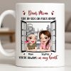 Dear Mom Side By Side Or Miles Apart Cityscape And Hearts Design - Personalized Custom Coffee Mug - MOM135_MG Dear Mom Side By Side Or Miles Apart Cityscape And Hearts Design - Personalized Custom Coffee Mug - MOM135_MG