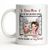 Dear Mom Side By Side Or Miles Apart Cityscape And Hearts Design - Personalized Custom Coffee Mug - MOM135_MG Dear Mom Side By Side Or Miles Apart Cityscape And Hearts Design - Personalized Custom Coffee Mug - MOM135_MG