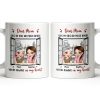 Dear Mom Side By Side Or Miles Apart Cityscape And Hearts Design - Personalized Custom Coffee Mug - MOM135_MG Dear Mom Side By Side Or Miles Apart Cityscape And Hearts Design - Personalized Custom Coffee Mug - MOM135_MG
