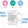 Dear Mom Thanks For Putting Up With My Siblings Funny Coffee Mug, Gift for Mom from Daughter Son Kids, Birthday Gift
