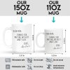 Dear Mom Thanks For Wiping My Ass Funny Coffee Mug, Gift for Mom from Daughter Son Kids Husband, Birthday Gift
