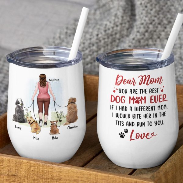 Dear Mom You Are The Best Dog Mom Ever - Personalized Dog Mom Mug - Gift For Dog Lovers Dear Mom You Are The Best Dog Mom Ever - Personalized Dog Mom Mug - Gift For Dog Lovers