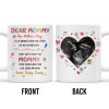 Dear Mommy, This Mother's Day I'll Be Snuggled Up In Your Tummy, Ultrasound Image And Hearts - Personalized Custom Coffee Mug - MOM064_MG Dear Mommy, This Mother's Day I'll Be Snuggled Up In Your Tummy, Ultrasound Image And Hearts - Personalized Custom Coffee Mug - MOM064_MG