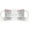 Dear Wife Thanks For Being My Wife, Stick Figures And Hearts - Personalized Custom Coffee Mug - WIF059_MG Dear Wife Thanks For Being My Wife, Stick Figures And Hearts - Personalized Custom Coffee Mug - WIF059_MG