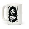 Death and Kitty Coffee Mug