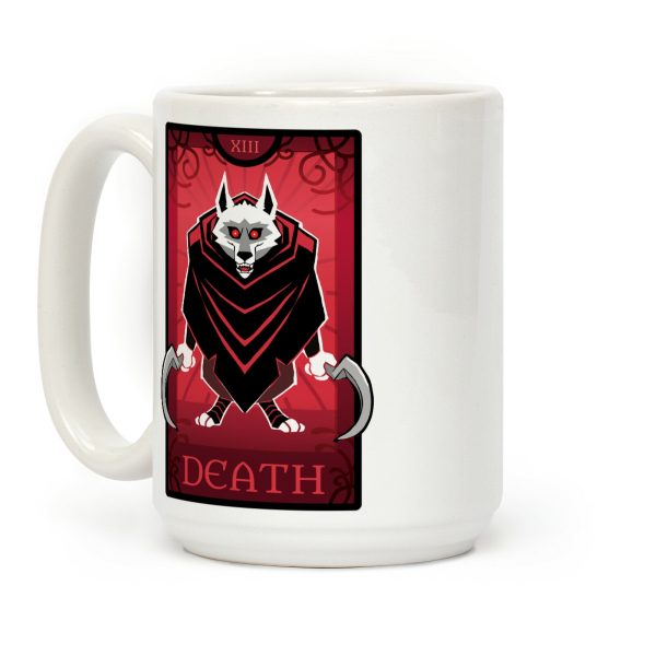 Death Wolf Tarot Coffee Mug Death Wolf Tarot Coffee Mug