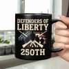 Defenders Of Liberty 250th Anniversary USA Black Mug HA75 897296 Defenders Of Liberty 250th Anniversary USA Black Mug HA75 897296