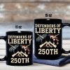 Defenders Of Liberty 250th Anniversary USA Black Mug HA75 897296 Defenders Of Liberty 250th Anniversary USA Black Mug HA75 897296