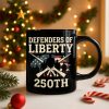 Defenders Of Liberty 250th Anniversary USA Black Mug HA75 897296 Defenders Of Liberty 250th Anniversary USA Black Mug HA75 897296