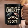 Defenders Of Liberty 250th Anniversary USA Black Mug HA75 897296 Defenders Of Liberty 250th Anniversary USA Black Mug HA75 897296