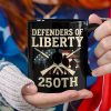 Defenders Of Liberty 250th Anniversary USA Black Mug HA75 897296 Defenders Of Liberty 250th Anniversary USA Black Mug HA75 897296