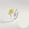 Delicate Adjustable 925 Sterling Silver Ring with Cubic Zirconia Delicate Adjustable 925 Sterling Silver Ring with Cubic Zirconia