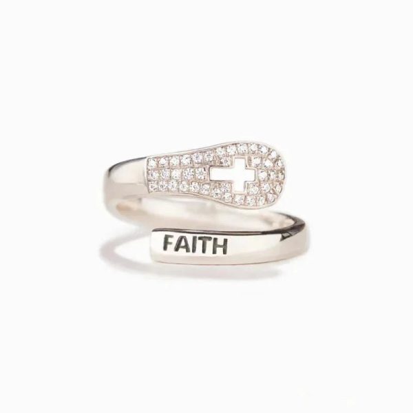 Delicate Adjustable 925 Sterling Silver Ring with Cubic Zirconia Delicate Adjustable 925 Sterling Silver Ring with Cubic Zirconia