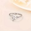 Delicate Adjustable 925 Sterling Silver Ring with Cubic Zirconia Delicate Adjustable 925 Sterling Silver Ring with Cubic Zirconia