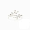 Delicate Adjustable 925 Sterling Silver Ring with Cubic Zirconia Delicate Adjustable 925 Sterling Silver Ring with Cubic Zirconia