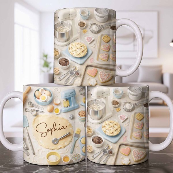 Delightful Celebration of Cooking - Personalized Custom Coffee Mug - HOB036_MG Delightful Celebration of Cooking - Personalized Custom Coffee Mug - HOB036_MG