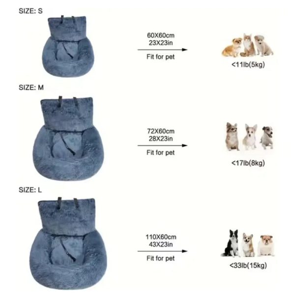 Deluxe Dog Car Bed Deluxe Dog Car Bed