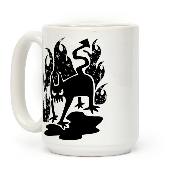 Demon Cat Coffee Mug Demon Cat Coffee Mug