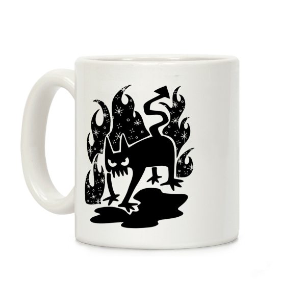 Demon Cat Coffee Mug Demon Cat Coffee Mug