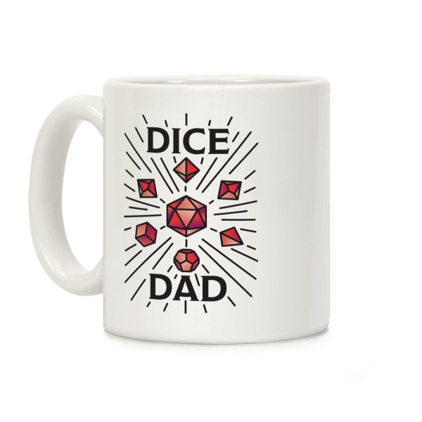 Dice Dad Coffee Mug Dice Dad Coffee Mug