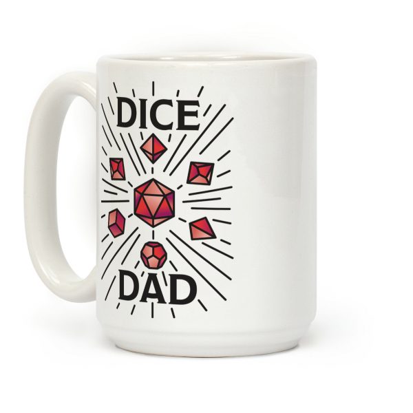 Dice Dad Coffee Mug Dice Dad Coffee Mug